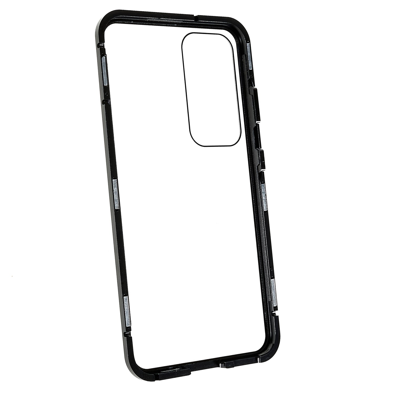 Double Sided Clear Tempered Glass Phone Case for Samsung Galaxy S23 Magnet Absorption Metal Bumper Frame Shockproof Cover Double Sided Clear Tempered Glass Phone Case for Samsung Galaxy S23 Magnet Absorption Metal Bumper Frame Shockproof Cover